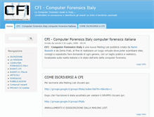 Tablet Screenshot of cfitaly.net
